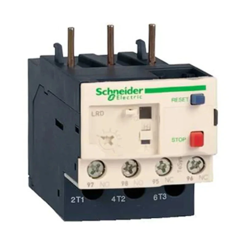 Schneider Electric Thermal Overload Relay LR3D, 4A Contact Rating, 690V AC, Screw Terminal, Push Button Reset 