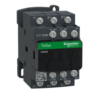 Schneider Electric LC1D Series Reversing 3-Pole Contactor, 230V AC Coil, 9A, 4kW, 3 NO Auxiliary Contacts LC1D096P7