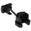 RS PRO Strain Relief Bush For Use With D-Sub Connector Polyamide 66 Black 7.4 mm Bundle Diameter 817-8870