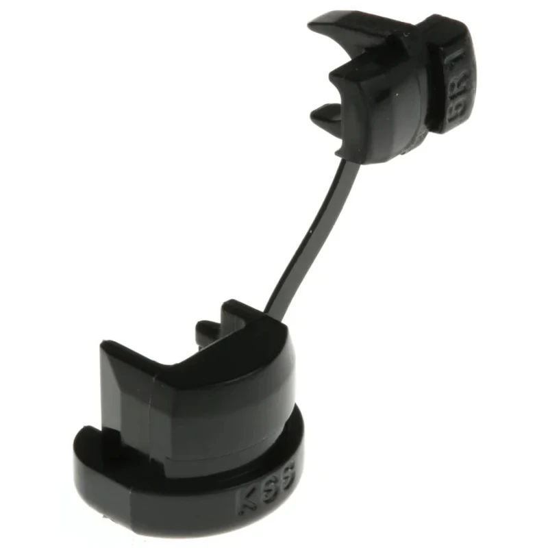 RS PRO Strain Relief Bush For Use With D-Sub Connector Polyamide 66 Black 7.4 mm Bundle Diameter 817-8870