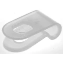 RS PRO Natural Polyamide 66 Cable Clip Screw Fixing 5 mm Max Bundle Diameter 18.6 mm x 9.6 mm x 1.2 mm 817-8952