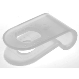 RS PRO Natural Polyamide 66 Cable Clip Screw Fixing 5 mm Max Bundle Diameter 18.6 mm x 9.6 mm x 1.2 mm 817-8952