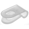RS PRO Natural Polyamide 66 Cable Clip Screw Fixing 3.1 mm Max Bundle Diameter 17 mm x 9.6 mm x 1.2 mm 817-8956