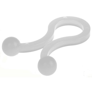 RS PRO Natural Polyamide 66 Twist Lock Cable Clip, 7 mm Maximum Bundle Diameter, 25 mm Length, 2 mm Width, 7 mm 817-8924