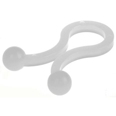RS PRO Natural Polyamide 66 Twist Lock Cable Clip, 7 mm Maximum Bundle Diameter, 25 mm Length, 2 mm Width, 7 mm 817-8924