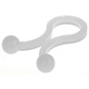 RS PRO Natural Polyamide 66 Twist Lock Cable Clip, 7 mm Maximum Bundle Diameter, 25 mm Length, 2 mm Width, 7 mm 817-8924