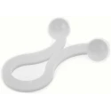 RS PRO Natural Polyamide 66 Twist Lock Cable Clip, 7 mm Maximum Bundle Diameter, 25 mm Length, 2 mm Width, 7 mm 817-8924