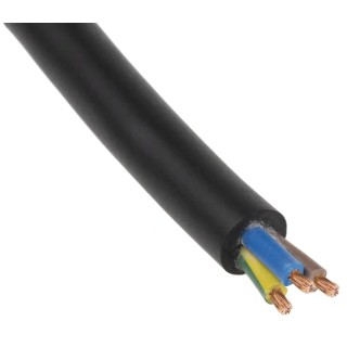 Lapp Industrial Rubber Insulated 3 Core Black Power Cable 450/750V 26A 60°C 50m H07RN-F