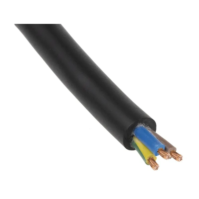 Lapp Industrial Rubber Insulated 3 Core Black Power Cable 450/750V 26A 60°C 50m H07RN-F