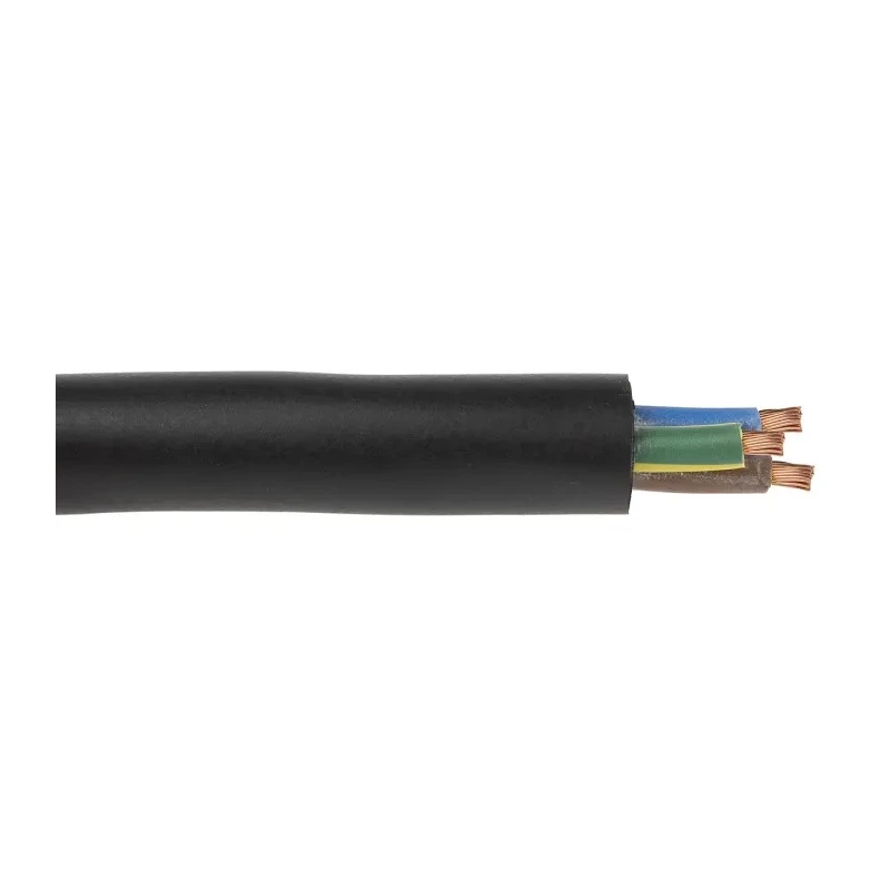 Lapp Industrial Rubber Insulated 3 Core Black Power Cable 450/750V 26A 60°C 50m H07RN-F