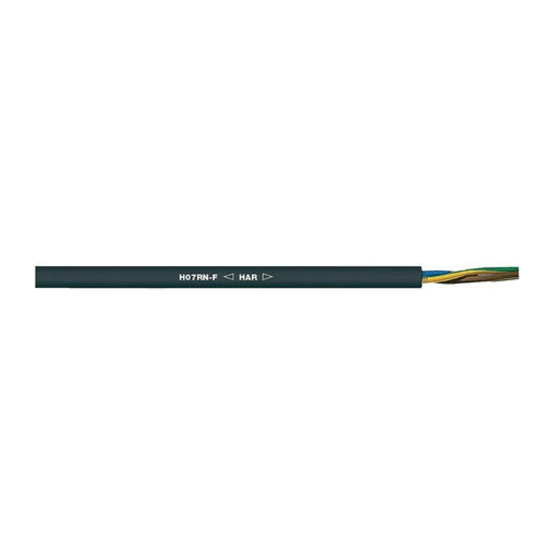Lapp H07RN-F 4 Core Black Rubber Power Cable 50 m Length, 60 °C Max Operating Temperature H07RN-F