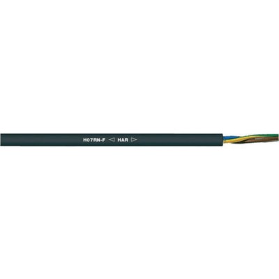 Lapp Heavy Duty 4 Core Copper Conductor Rubber Power Cable 450/750 V 60°C, 50 m H07RN-F
