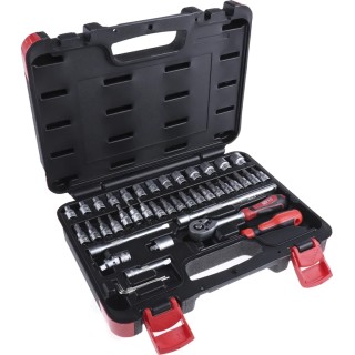 RS PRO 43-Piece 1/4 in Hexagon, Slotted, Torx Socket Set 817-9224