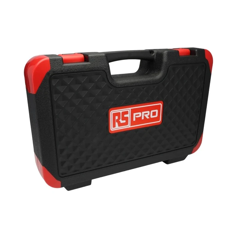 RS PRO 26-Piece 1/2 in 6 Point Chrome Vanadium Steel Socket Set with Ratchet Handle 817-9230