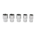 RS PRO 29-Piece 1/4 in Standard Socket Set Chrome Vanadium Steel Square Drive 817-9233