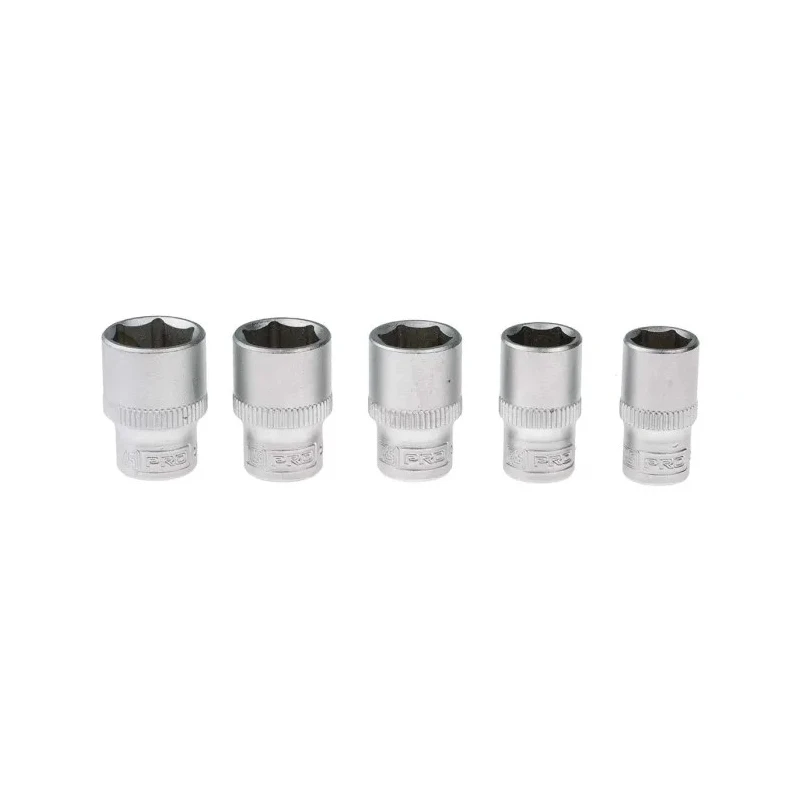 RS PRO 29-Piece 1/4 in Standard Socket Set Chrome Vanadium Steel Square Drive 817-9233