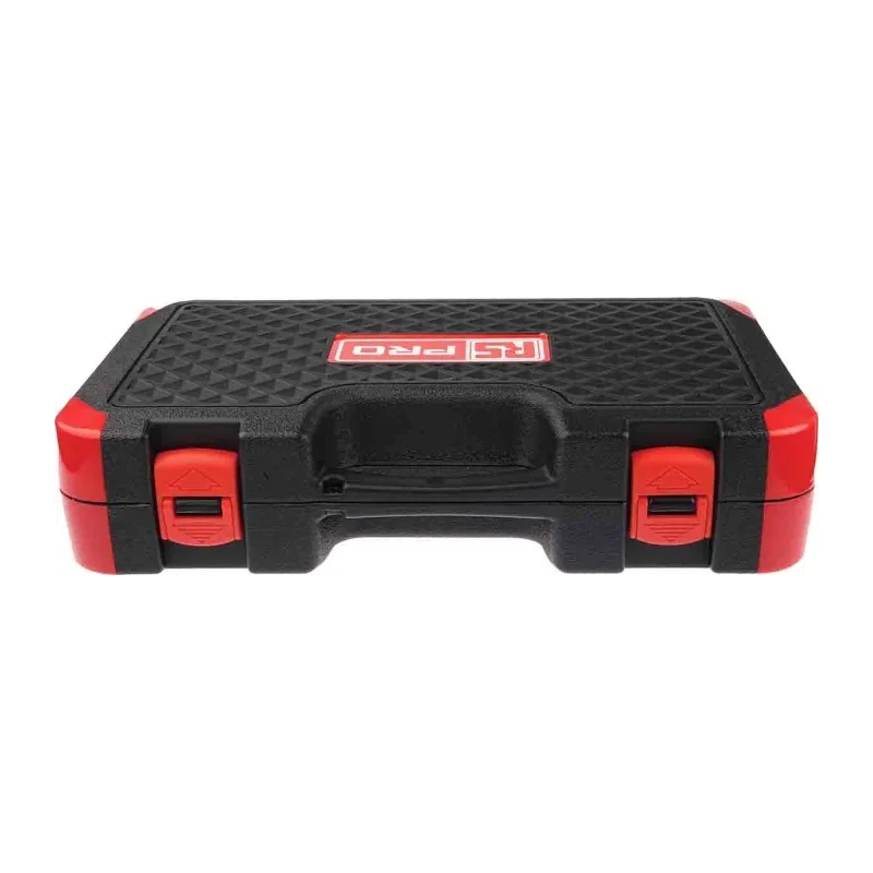 RS PRO 46-Piece 1/4 in, 3/8 in Hexagon Chrome Vanadium Steel Socket Set 817-9242