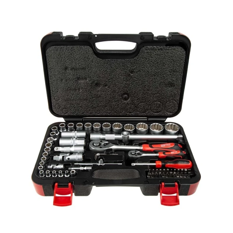 RS PRO 66-Piece 1/2 in, 1/4 in Standard Socket Set 817-9249