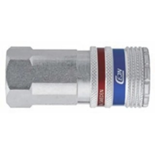CEJN Steel, Brass Pneumatic Quick Connect Coupling 1/2 in Female G Thread 16 bar Pressure 103202205