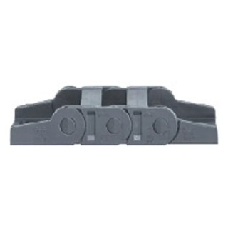Igus Polymer Cable Trunking Accessory, Cable Chain Mounting Bracket, Black Polymer, 17mm Height, 25.5mm Width 1015.12P