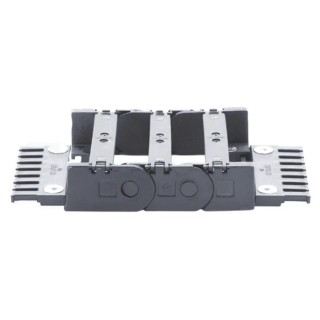 Igus Polymer Cable Chain Mounting Bracket Black 21mm Height e-chain Series 15000.038.34PZB