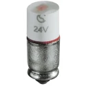 Signal Construct Red Indicator Lamp Multichip, Midget Groove Base, 5.6 mm Diameter, 120mcd MWCG5704