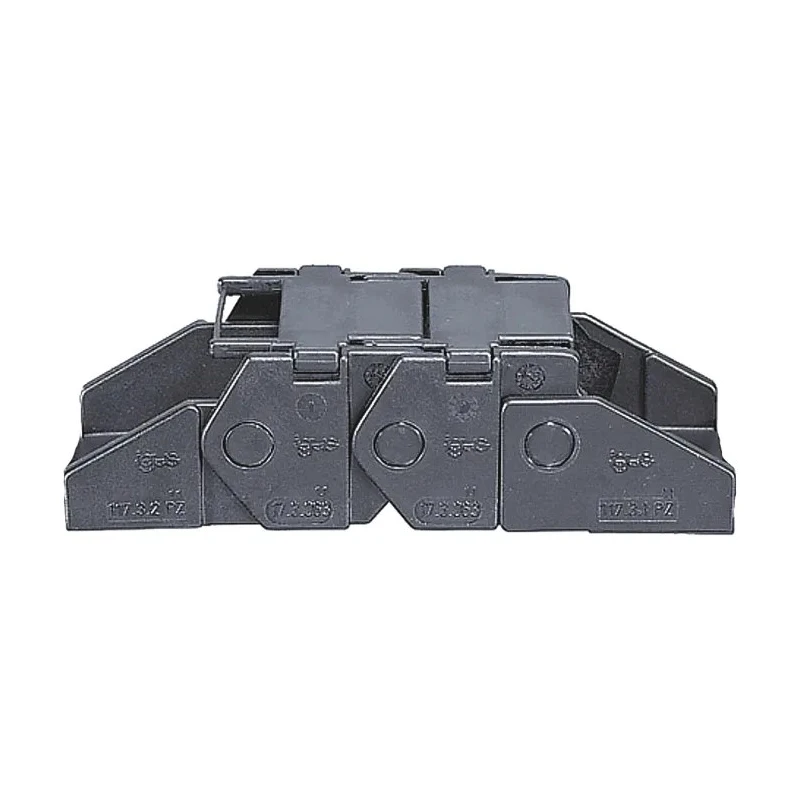 Igus Polymer Cable Trunking Accessory Cable Chain Mounting Bracket 32mm Height 60.5mm Width 117.4.12P