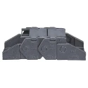 Igus Polymer Cable Trunking Accessory Cable Chain Mounting Bracket 32 mm Height 93 mm Width 117.6.12P