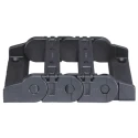 Igus Polymer Cable Trunking Accessory Cable Chain Mounting Bracket Black 36.5mm Height 55mm Width 2607.34PZ