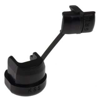 RS PRO Strain Relief Bush for D-Sub Connector Black Polyamide 66 9.2 mm Bundle Diameter 817-8877