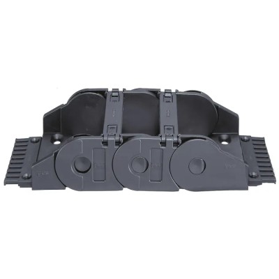 Igus Polymer Cable Trunking Accessory Cable Chain Mounting Bracket Black 45mm Height 53mm Width 3100.34PZB