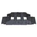 Igus Polymer Cable Trunking Accessory Cable Chain Mounting Bracket Black Width 30mm Height 35mm 2606.34PZB