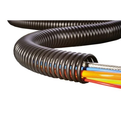 HellermannTyton Spiral Cable Wrap Polypropylene Black 1m Length 30-37 mm Cable Diameter SPS Series 162-10300 SPS30-PP-BK