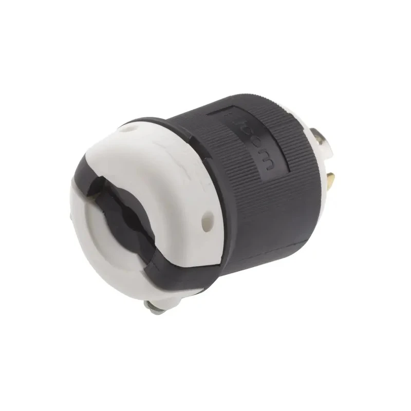 RS PRO 30A 120/208V NEMA L21-30P USA Mains Plug Black Nylon Cable Quick Connect 817-9381