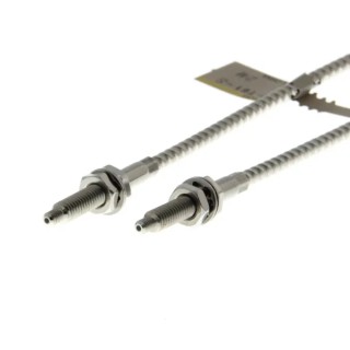 Omron Through Beam Photoelectric Sensor Barrel Sensor PNP Output Wire Terminal Glass Housing IP67 IP67 E32-T61-S 2M