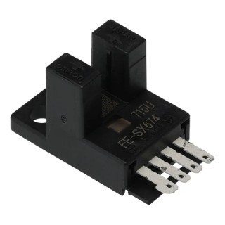 Omron Through Beam Photoelectric Sensor Fork Sensor 5 mm Detection Range NPN Output 24V DC 12mA IP50 EE-SX674