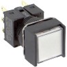 Omron Illuminated Push Button Switch Panel Mount 16 mm Cutout DPDT IP65 30 V dc 250 V A165L-AWM-24D-2