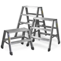 Zarges Aluminium Double Sided Work Platform 0.43m Height 600mm Width 150kg Load Capacity 4kg Weight 40372