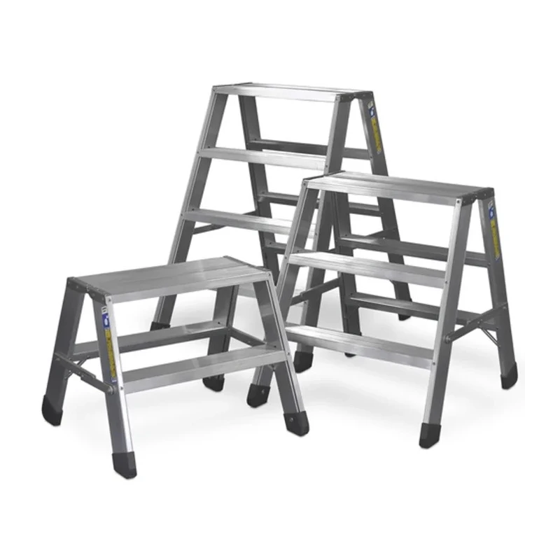 Zarges Aluminium Double Sided Work Platform 0.43m Height 600mm Width 150kg Load Capacity 4kg Weight 40372