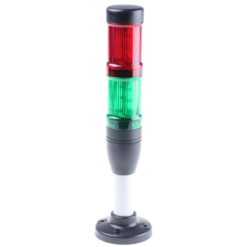Eaton SL4 Series Red Green Signal Tower 2 Lights 24V AC/DC LED Base Mount 171295 SL4-100-L-RG-24LED