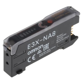 Omron Plastic Fibre Amplifier with PNP Output, 840 mW Power Consumption, IP50 Rating, 250V Maximum Supply Voltage E3X-NA8