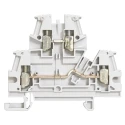 Legrand Feed Through Terminal Block Grey, 2.5mm² Cable CSA, 2-Level, Screw Termination, 24A, 300/500V, 5mm Pitch 0 371 67