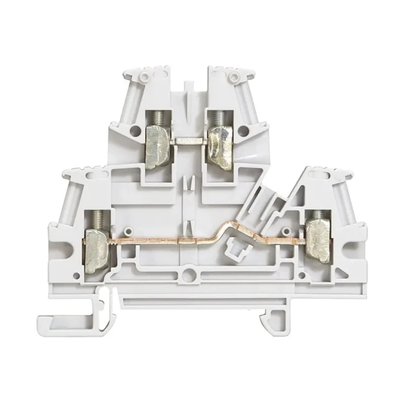 Legrand Feed Through Terminal Block Grey, 2.5mm² Cable CSA, 2-Level, Screw Termination, 24A, 300/500V, 5mm Pitch 0 371 67