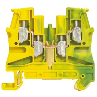 Legrand 371 Series Feed Through Terminal Block, Yellow Green Screw Terminal, ATEX Certified 0 371 79