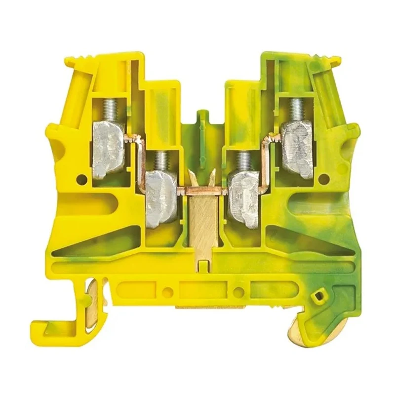 Legrand 371 Series Feed Through Terminal Block, Yellow Green Screw Terminal, ATEX Certified 0 371 79