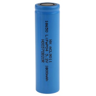 ENIX Energies Lithium Iron Phosphate Rechargeable Battery ACL9011 18650 LiFePO4 3.2 V 1.8 Ah 18.2 mm Diameter 64.8 mm Height