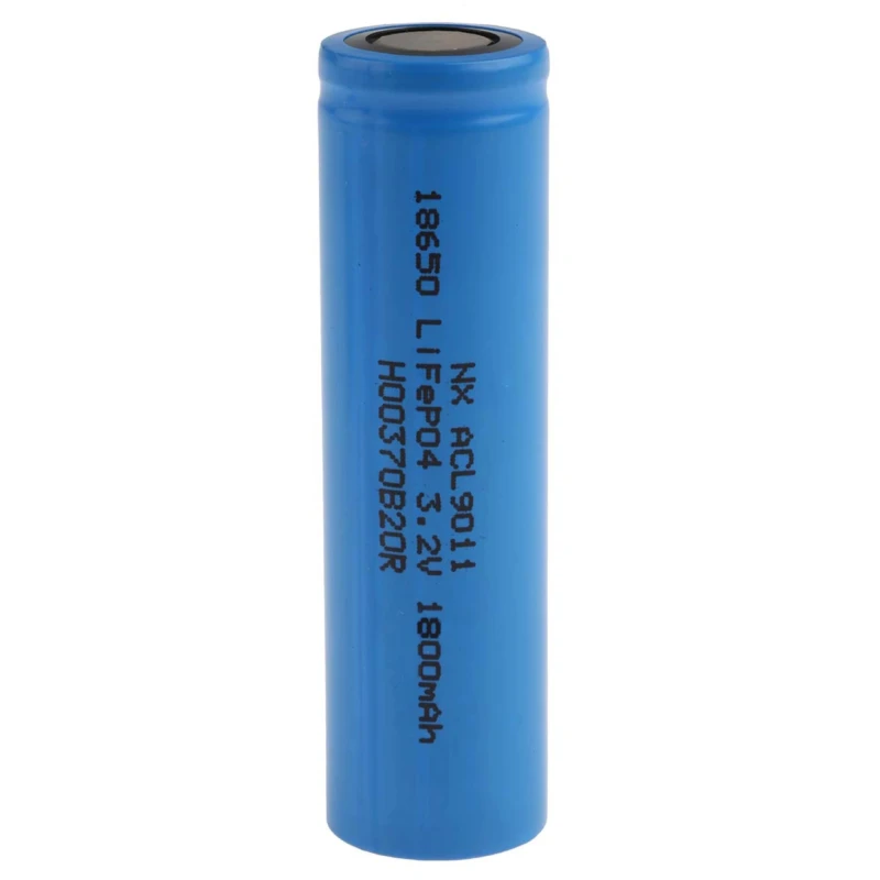 ENIX Energies Lithium Iron Phosphate Rechargeable Battery ACL9011 18650 LiFePO4 3.2 V 1.8 Ah 18.2 mm Diameter 64.8 mm Height