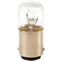 Eaton SL7 Series Incandescent Bulb Clear 120V 7W BA15D Lamp Base BA15D BA15D 