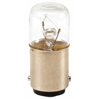 Eaton SL7 Series Incandescent Bulb Clear 120V 7W BA15D Lamp Base BA15D BA15D 