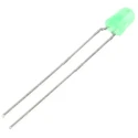 Vishay 3 V Green LED 3 mm (T-1) Through Hole TLH.46 TLHG4605